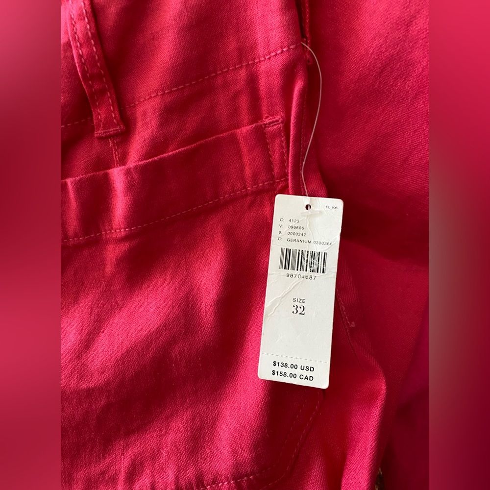 Anthropologie The Colette Linen Blend Crop Wide-Leg Pants by Maeve 32 new - Picture 7 of 7